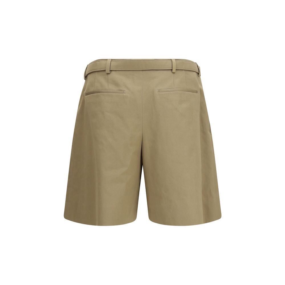 Saint Laurent Beige Cotton Bermuda Shorts - immagine 2