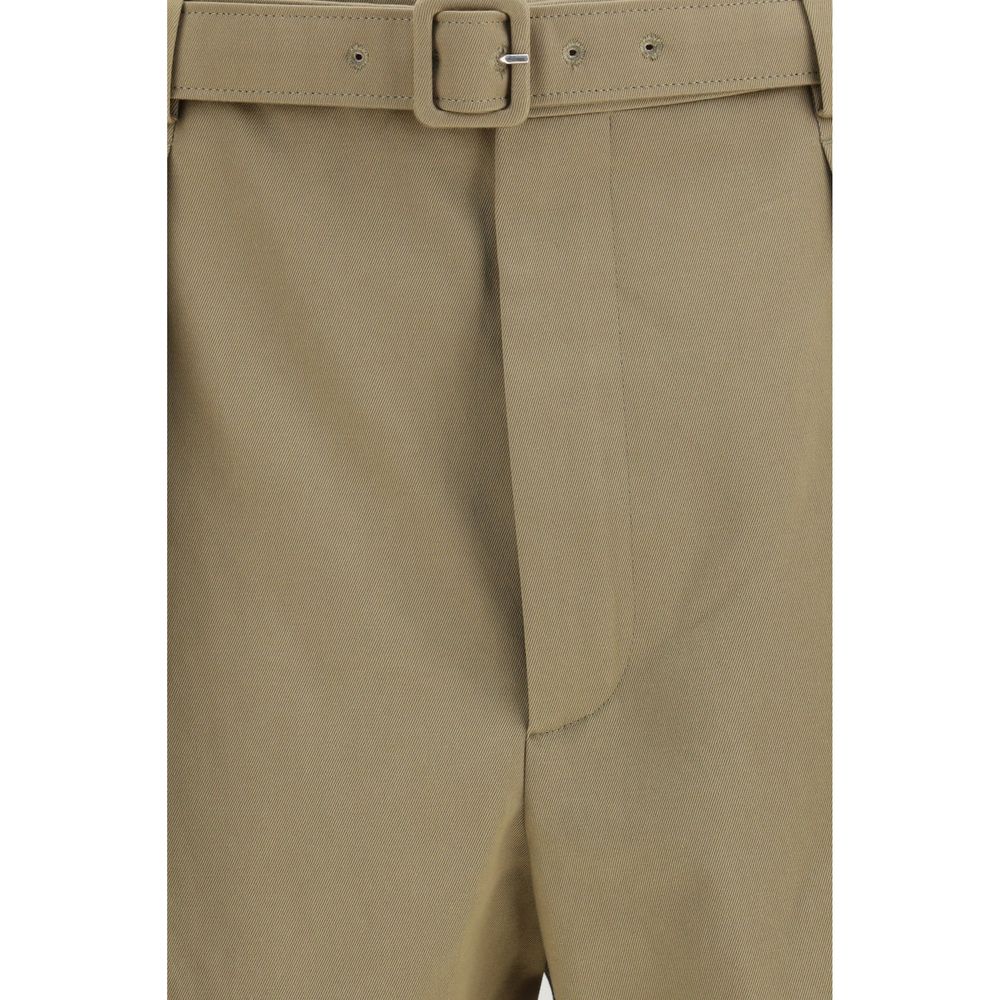 Saint Laurent Beige Cotton Bermuda Shorts - immagine 3