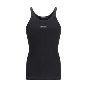 Dolce & Gabbana Black Cotton Top