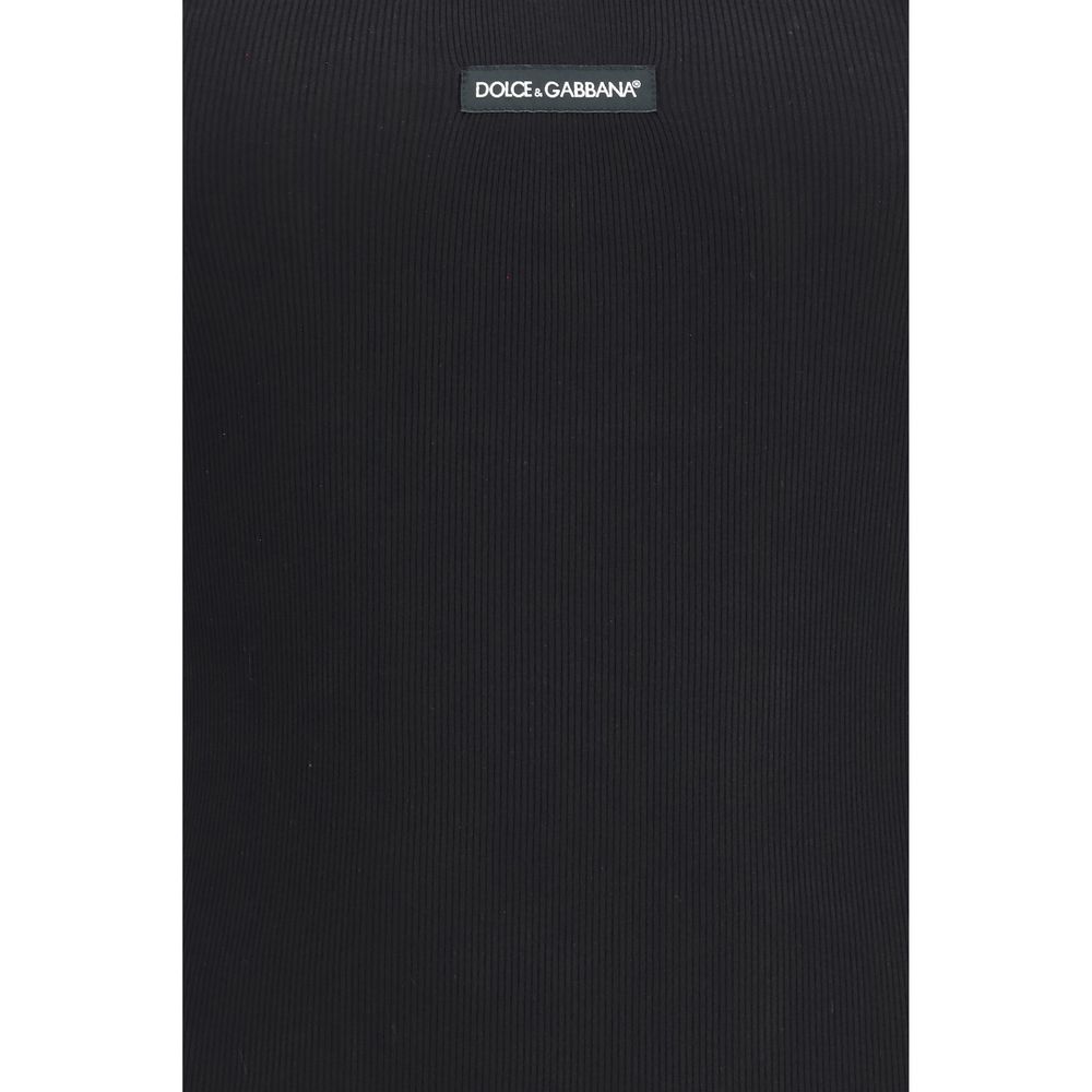 Dolce & Gabbana Black Cotton Top - immagine 3