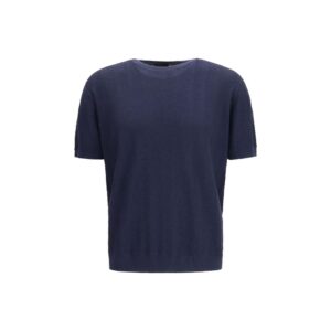 Giorgio Armani Blue Silk Sweatshirt