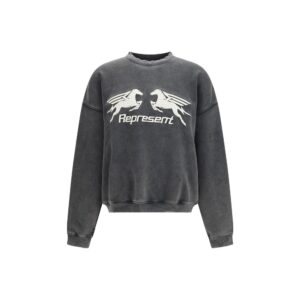 Represent Gray Cotton Sweatshirt