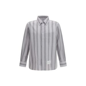 Thom Browne Gray Cotton Shirt