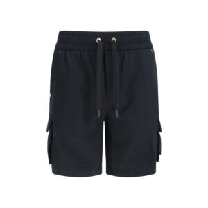 Moose Knuckles Black Cotton Bermuda Shorts
