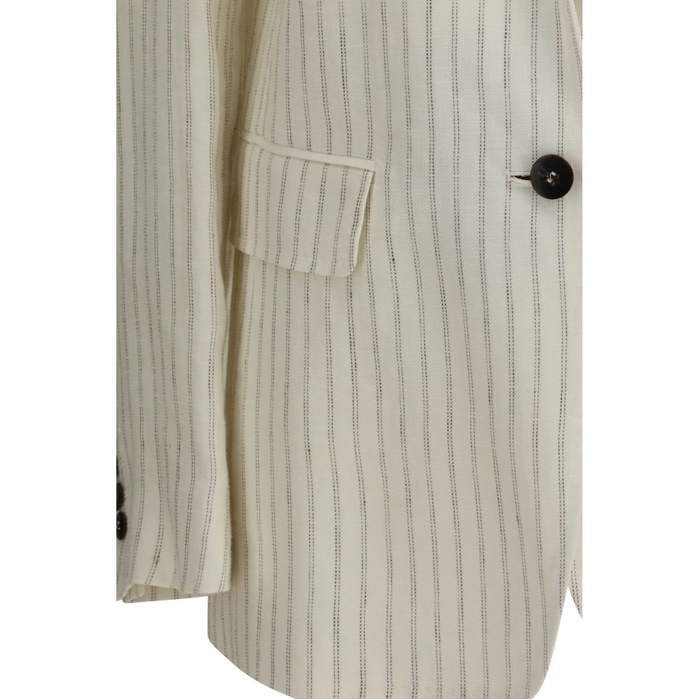 Max Mara Beige Linen Blazer - immagine 3