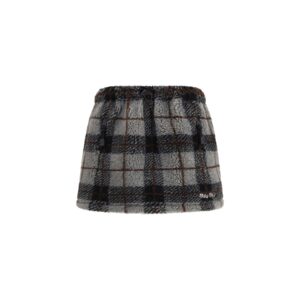 Miu Miu Multicolor Nylon Mini Skirt
