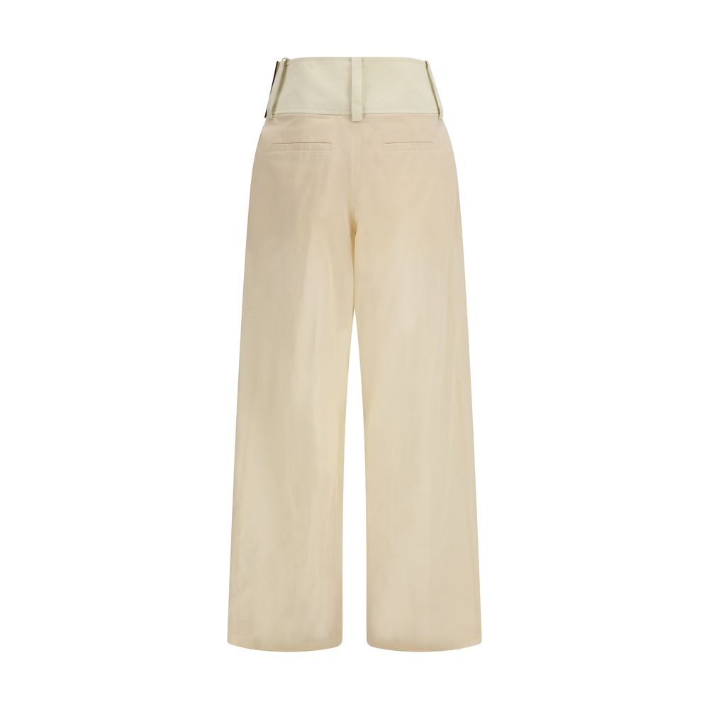 Max Mara Beige Cotton Casual Pants - immagine 2