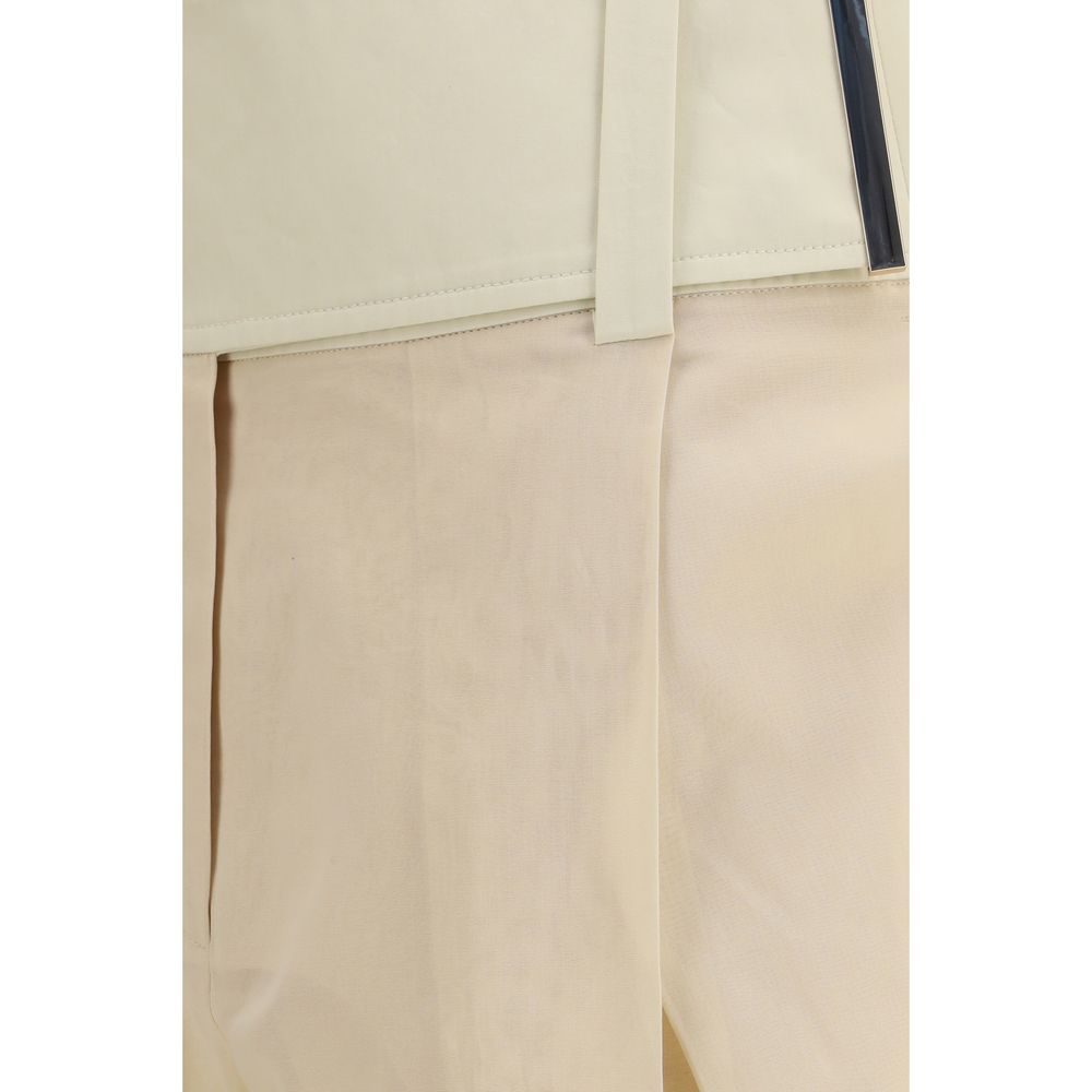 Max Mara Beige Cotton Casual Pants - immagine 3
