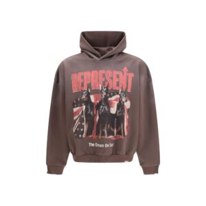 Represent Brown Cotton Sweatshirt