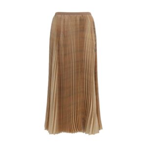 Fabiana Filippi Beige Polyester Midi Skirt