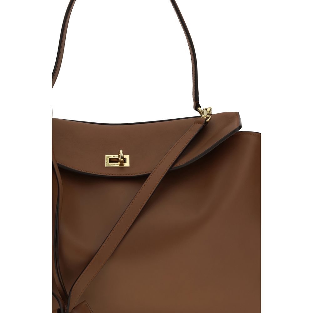 Balenciaga Brown Calf Leather Bos Taurus Shoulder Bag - immagine 4