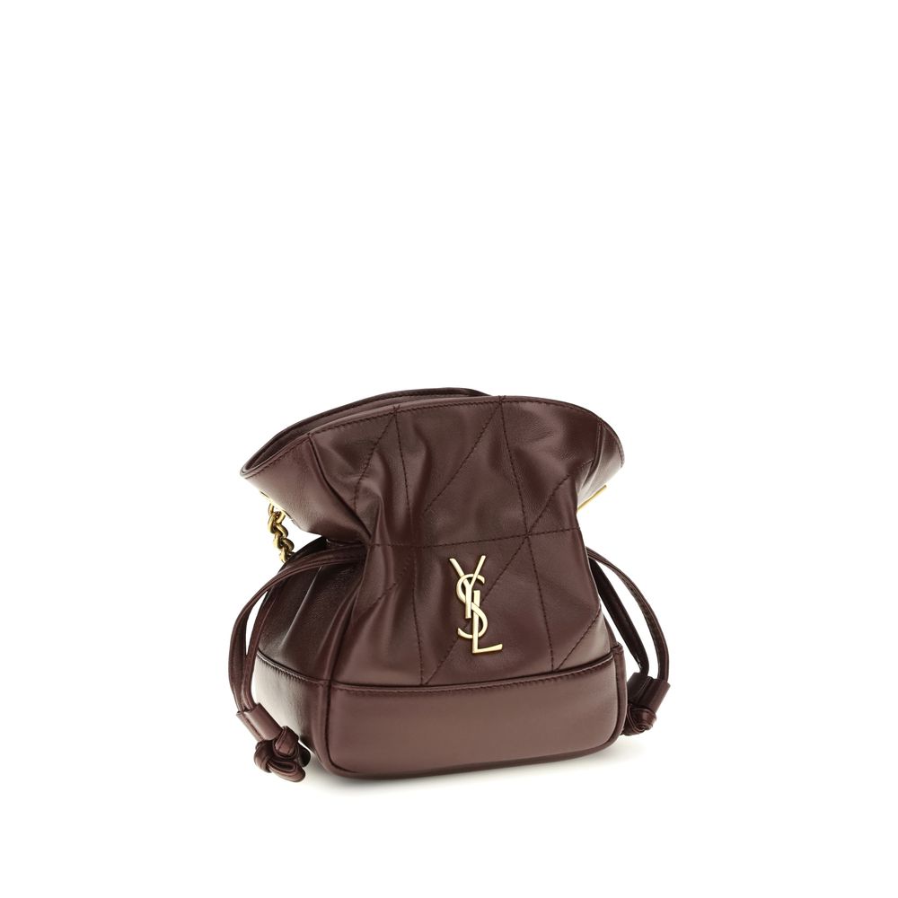 Saint Laurent Bordeaux Lamb Ovis Aries Aries Clutch Bag - immagine 2