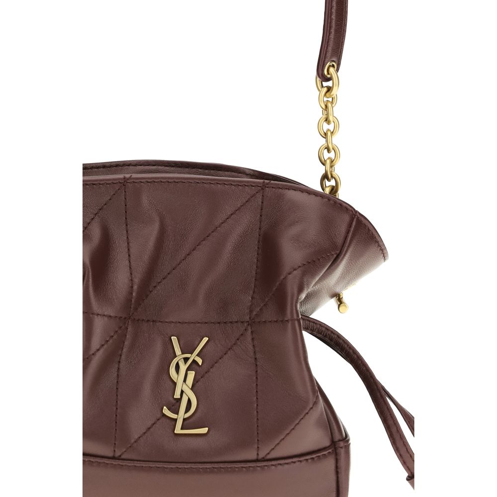 Saint Laurent Bordeaux Lamb Ovis Aries Aries Clutch Bag - immagine 4