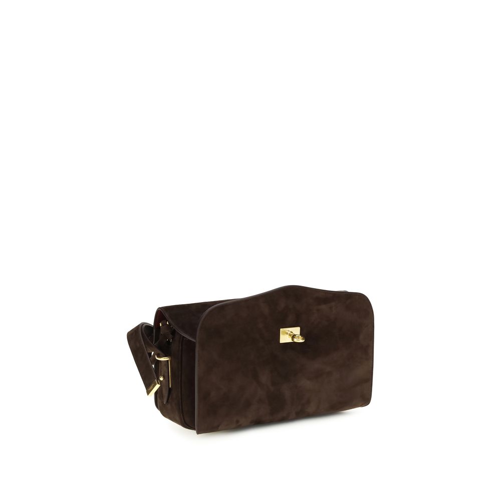 Balenciaga Brown Calf Leather Bos Taurus Shoulder Bag - immagine 2