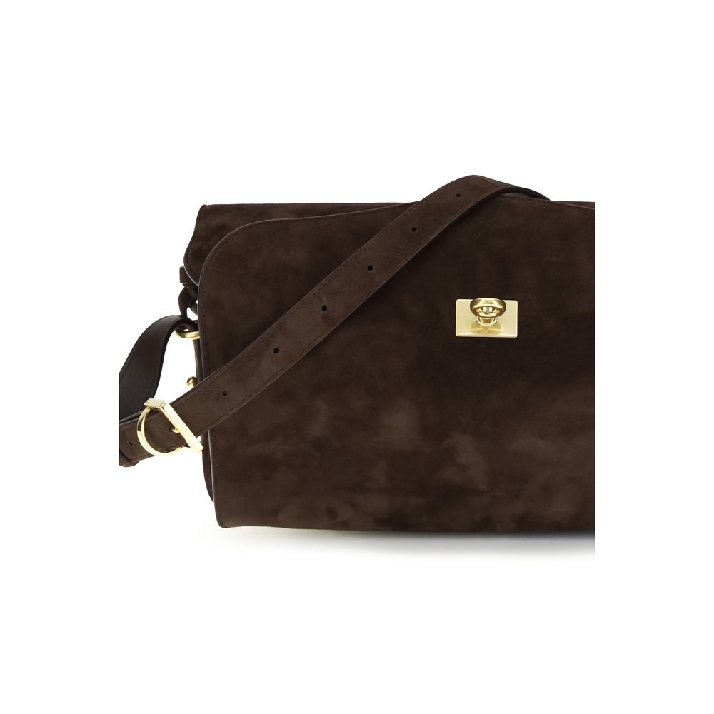 Balenciaga Brown Calf Leather Bos Taurus Shoulder Bag - immagine 4