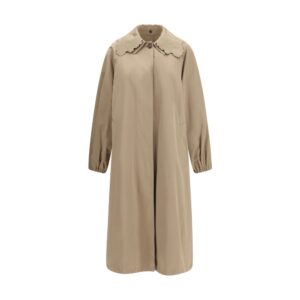 Fabiana Filippi Beige Polyester Trench Coat