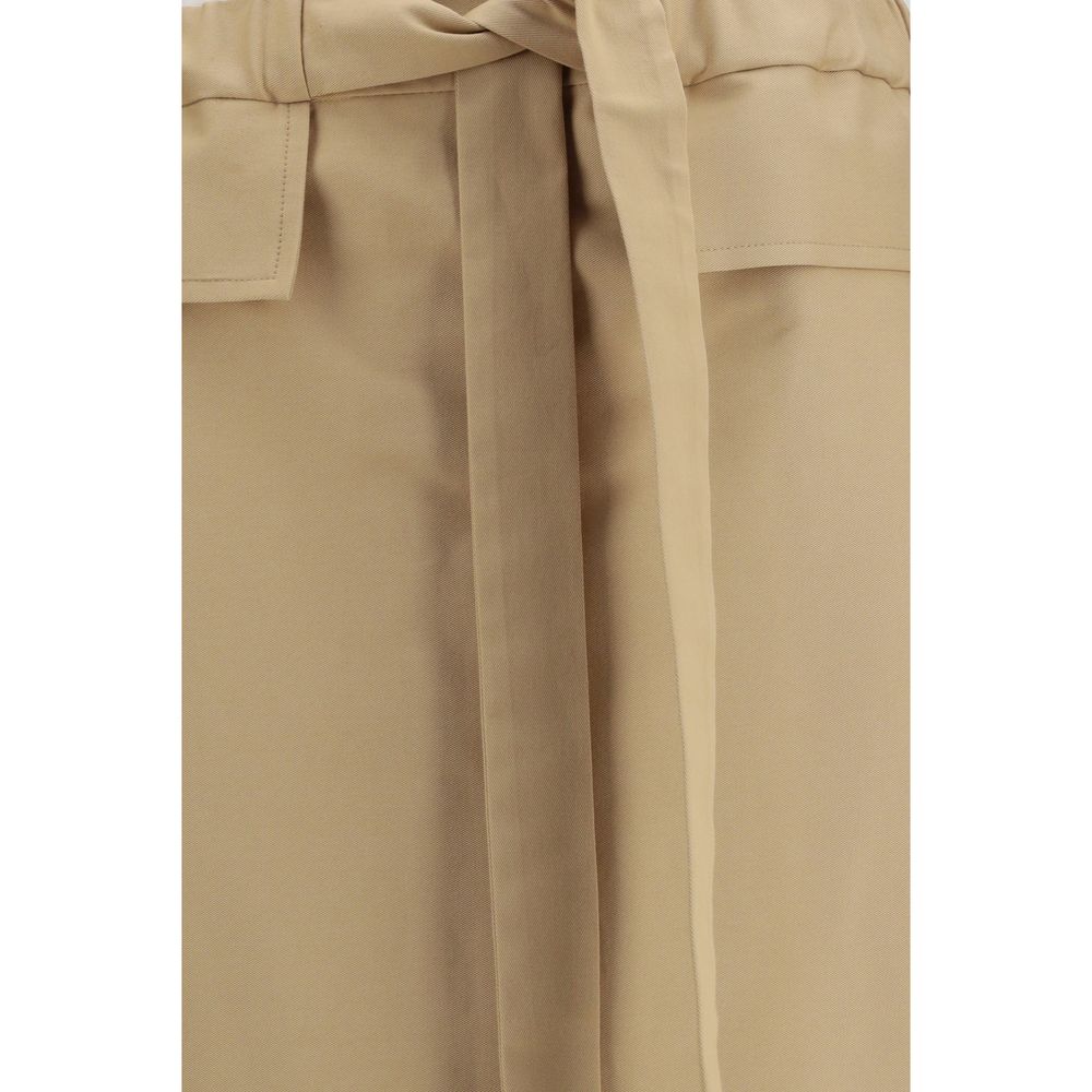 Fabiana Filippi Beige Cotton Midi Skirt - immagine 3