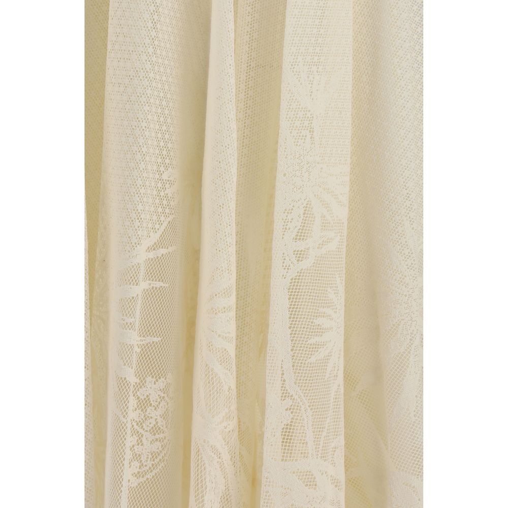 Fabiana Filippi Beige Cotton Long Skirt - immagine 3