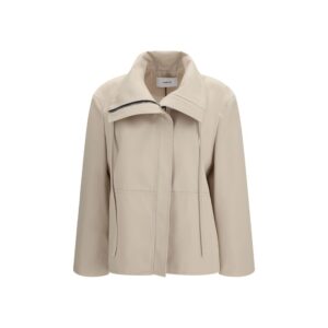 Lardini Beige Polyester Full-Length Jacket