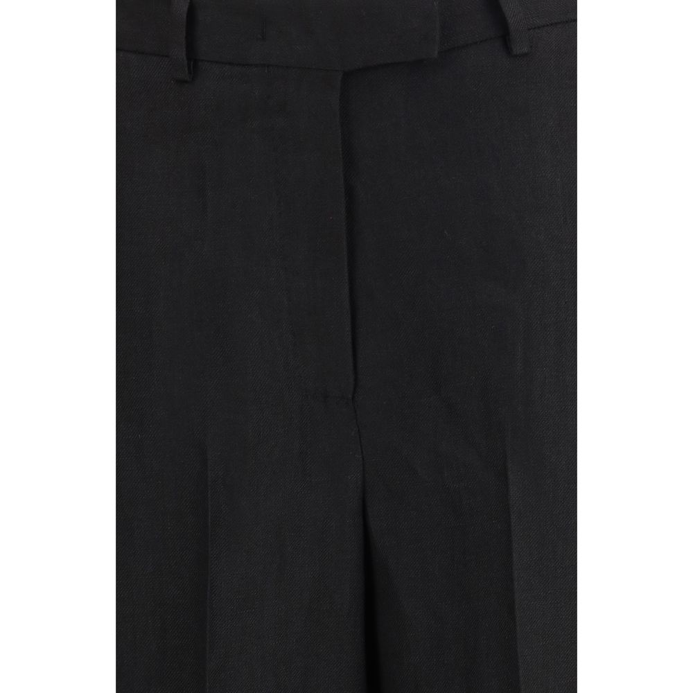 Lardini Black Viscose Bermuda Shorts - immagine 3