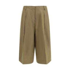 Fabiana Filippi Beige Viscose Cropped Pants