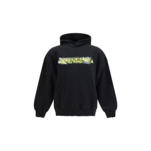 Balenciaga Black Cotton Sweatshirt