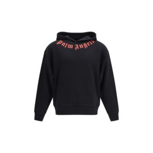 Palm Angels Black Cotton Sweatshirt