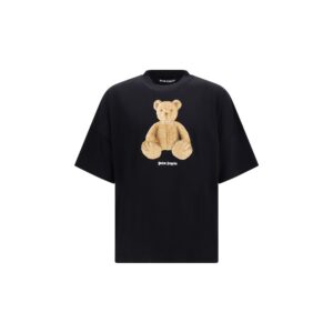 Palm Angels Black Cotton T-Shirt