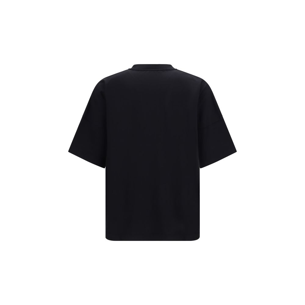 Palm Angels Black Cotton T-Shirt - immagine 2