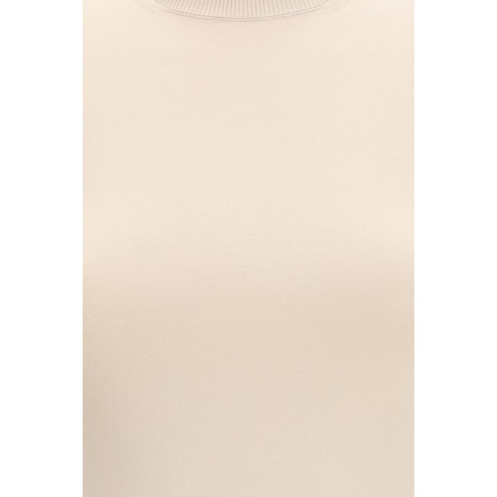 Max Mara Beige Viscose T-Shirt - immagine 3