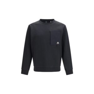 Moose Knuckles Black Cotton Sweatshirt