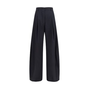 The Latest Black Cotton Casual Pants