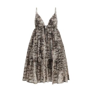 PINKO Beige Cotton Casual Dress