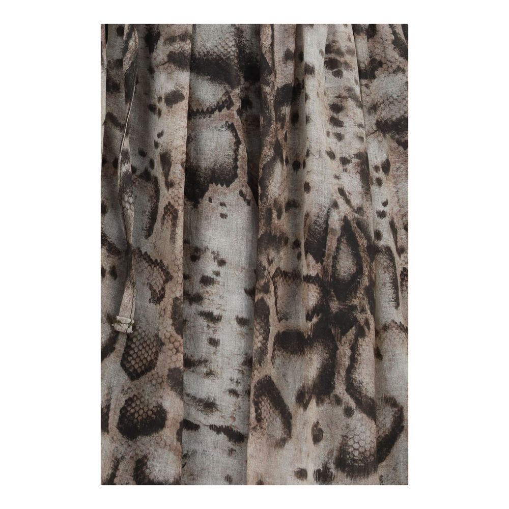 PINKO Beige Cotton Casual Dress - immagine 3