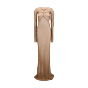 Rick Owens Brown Polyamide Casual Dress