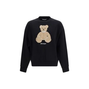 Palm Angels Black Cotton Sweatshirt