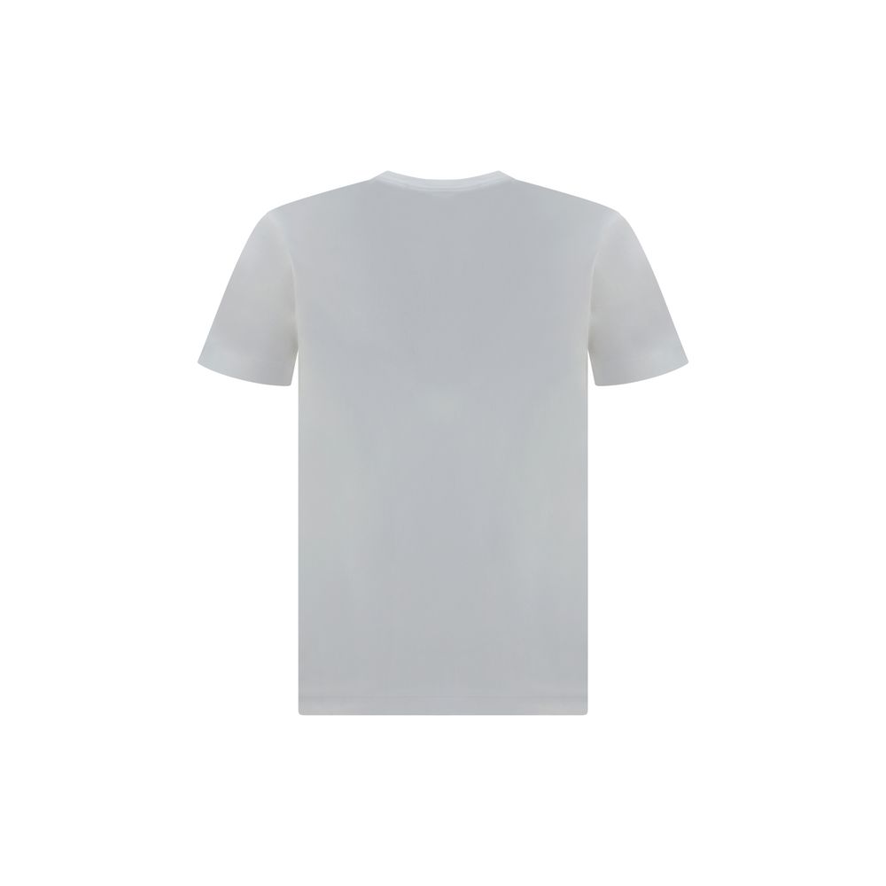 Comme Des Garçons Play White Cotton T-Shirt - immagine 2