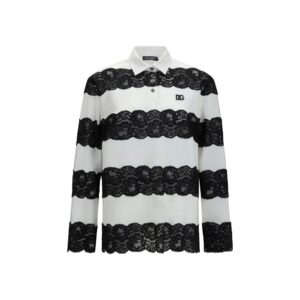 Dolce & Gabbana White Cotton Polo Shirt