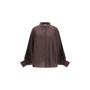 SOSUE Brown Cotton Shirt