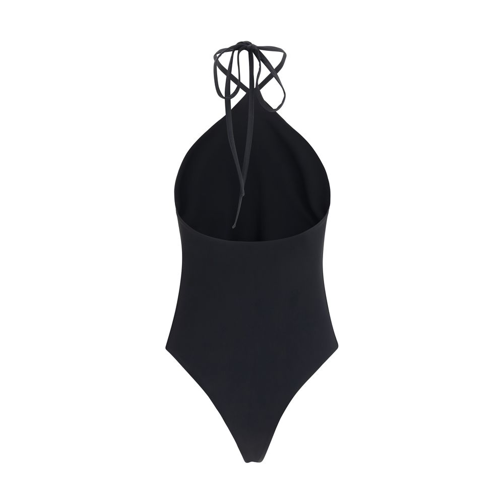 Jacquemus Black Polyamide One-Piece Swimsuit - immagine 2