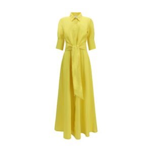 Sara Roka Bicolor Silk Casual Dress