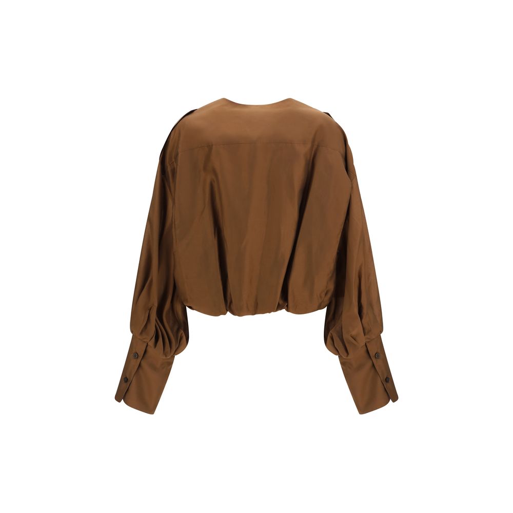 The Latest Brown Lycra Shirt - immagine 2