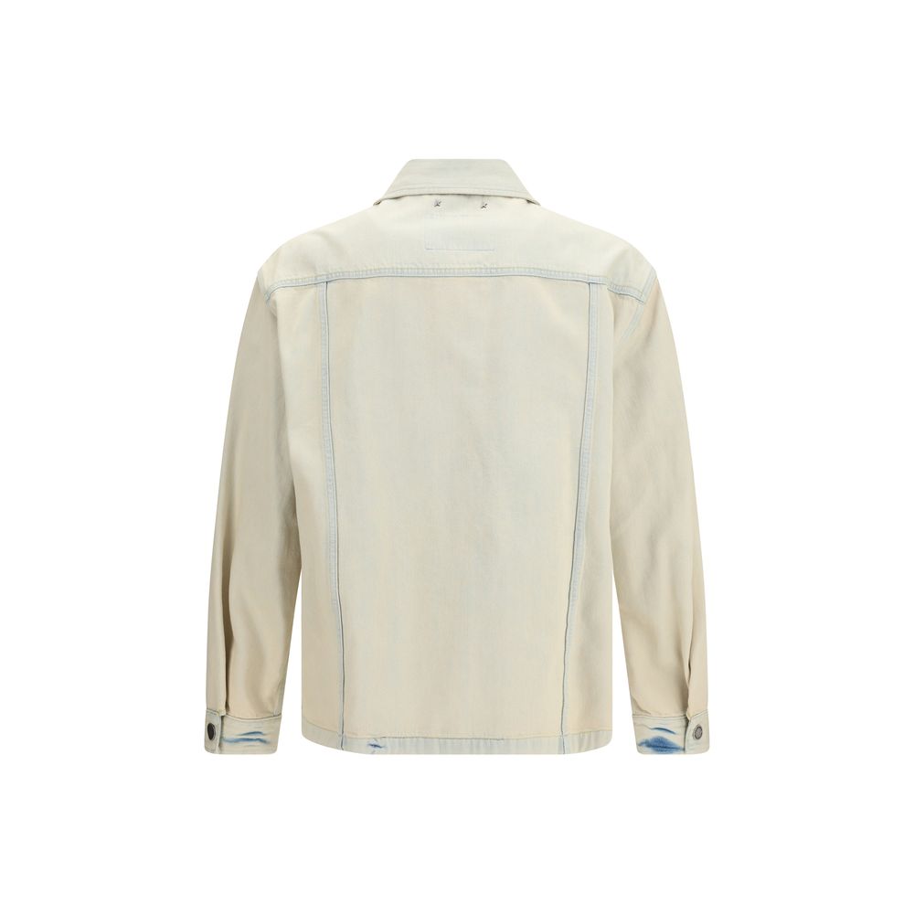 Golden Goose Beige Cotton Denim Jacket - immagine 2