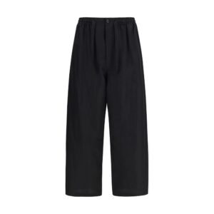 Lemaire Black Linen Bottoms Sleepwear