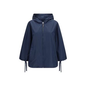 'S Max Mara Blue Polyester Trench Coat
