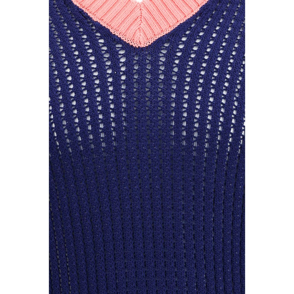 Fendi Blue Cotton Sweatshirt - immagine 3