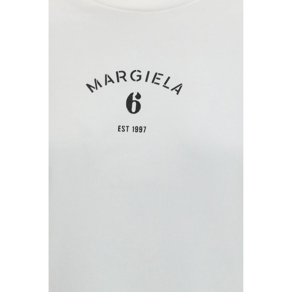 MM6 White Cotton Sweatshirt - immagine 3