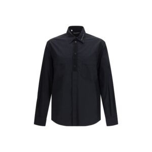 Dolce & Gabbana Black Cotton Dress Shirt