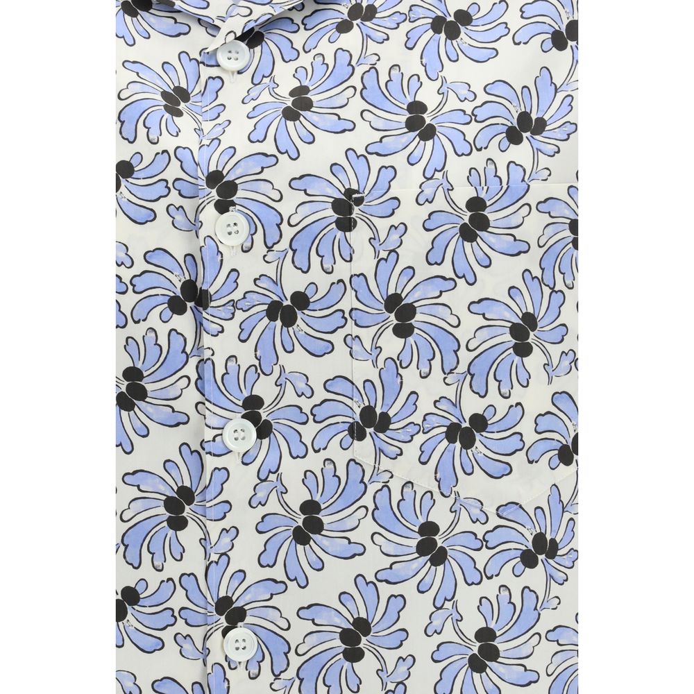 Prada Multicolor Cotton Pattern Shirt - immagine 3