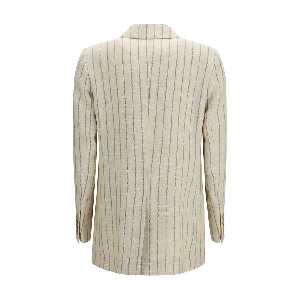 Blazé Milano Beige Linen Blazer - immagine 2